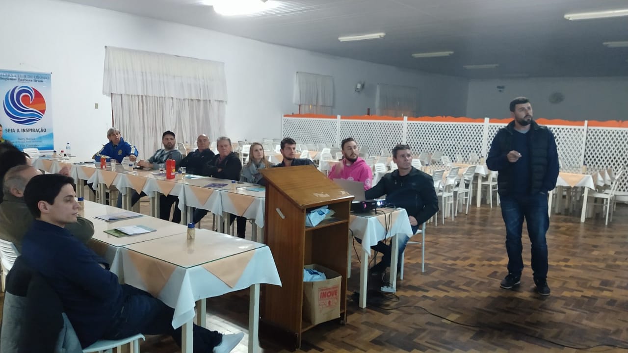 No momento, você está visualizando Reuniões do clube de Osório recebem palestras dos associados