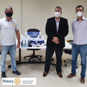 Leia mais sobre o artigo Rotary Club de Osório faz a entrega de itens de higiene ao Hospital de Osório
